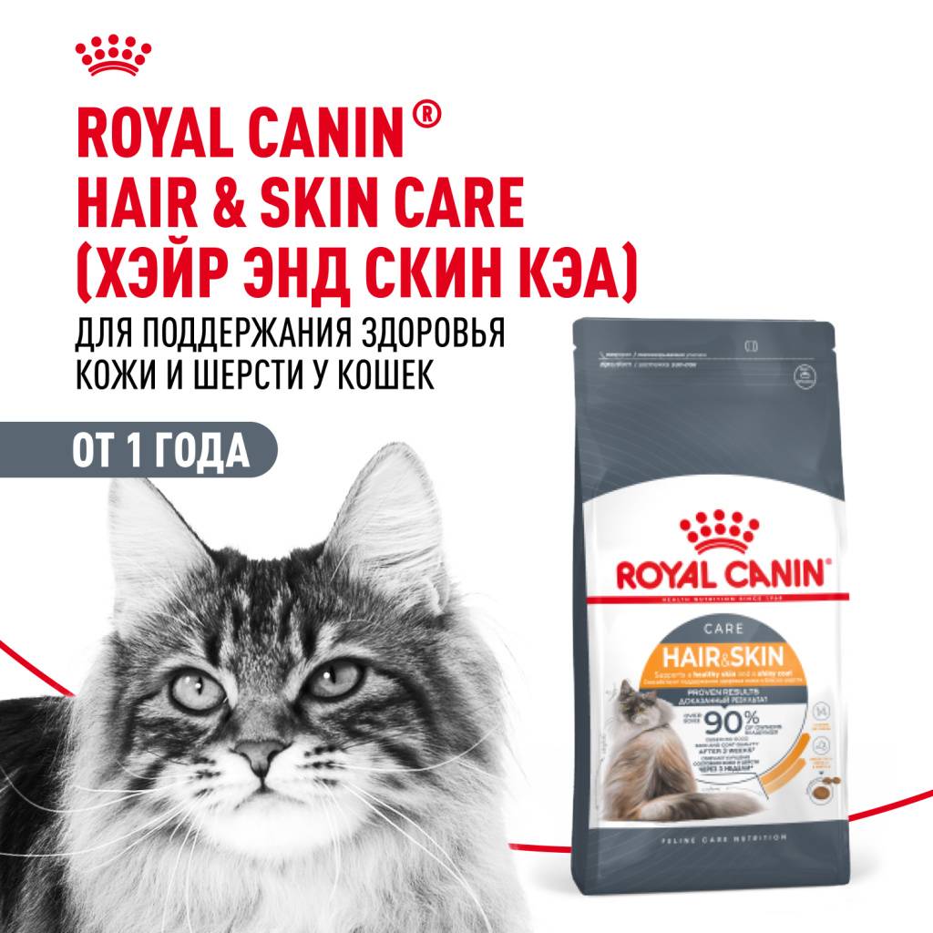 Royal Canin Hair & Skin Care 33 ���� ��� ����� � ���������� ������� � ����� �� 10 �