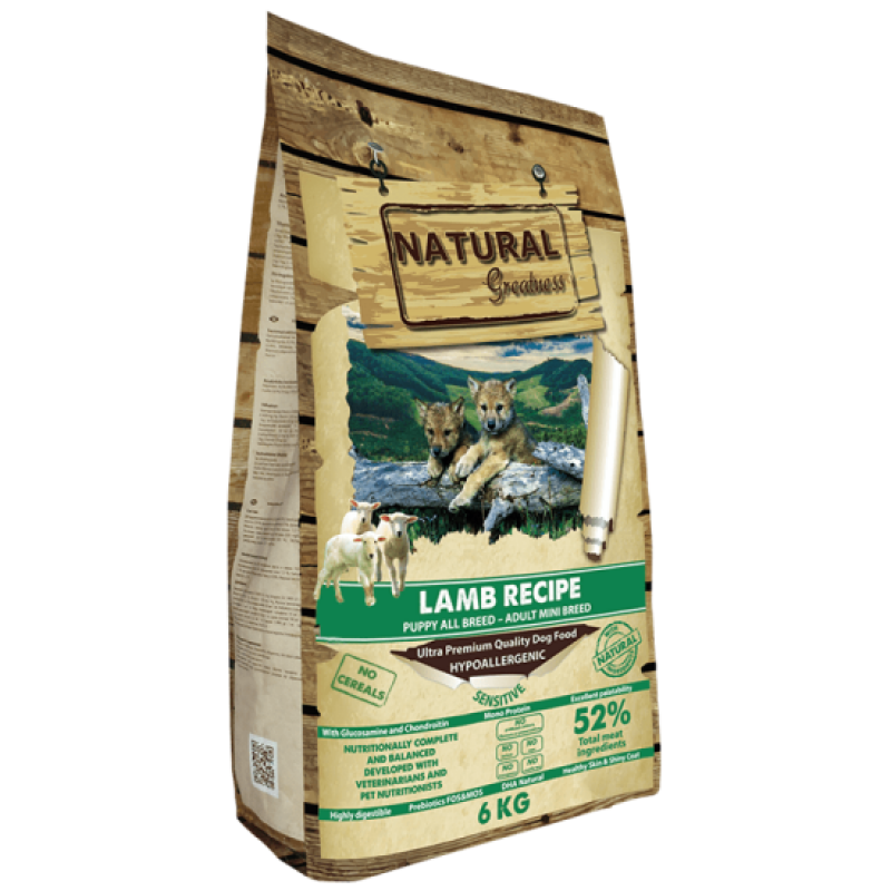 Natural Greatness Dog Mini Sensitive Lamb - ����� ���� ��� ����� ������ ����� � �������������� ������������, � ��������