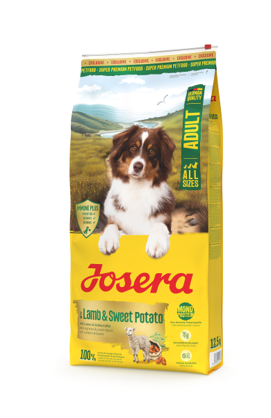 Josera Lamb & Batate(Adult Medium/Maxi 25/16) (������� � �����) (����� Adult with Lamb &Sweet ���������������, ����������� ���� ��� �������� ����� ���� ����� � ������� ��������� �� �����, �� ������ ���� ������� 25% � �������, � ����������� ���� � ������� 