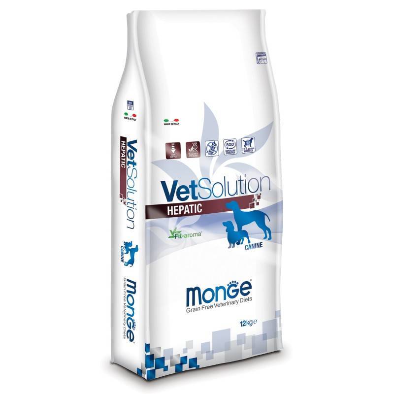 Monge VetSolution Dog Hepatic - ����������� �������� ����� ���� ��� ����� ��� ������������ ������, ����������� ��������
