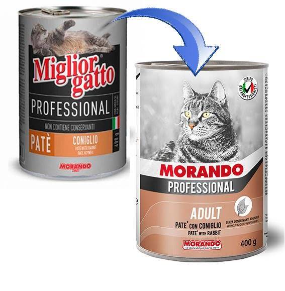 Morando Professional Rabbit Pate cat