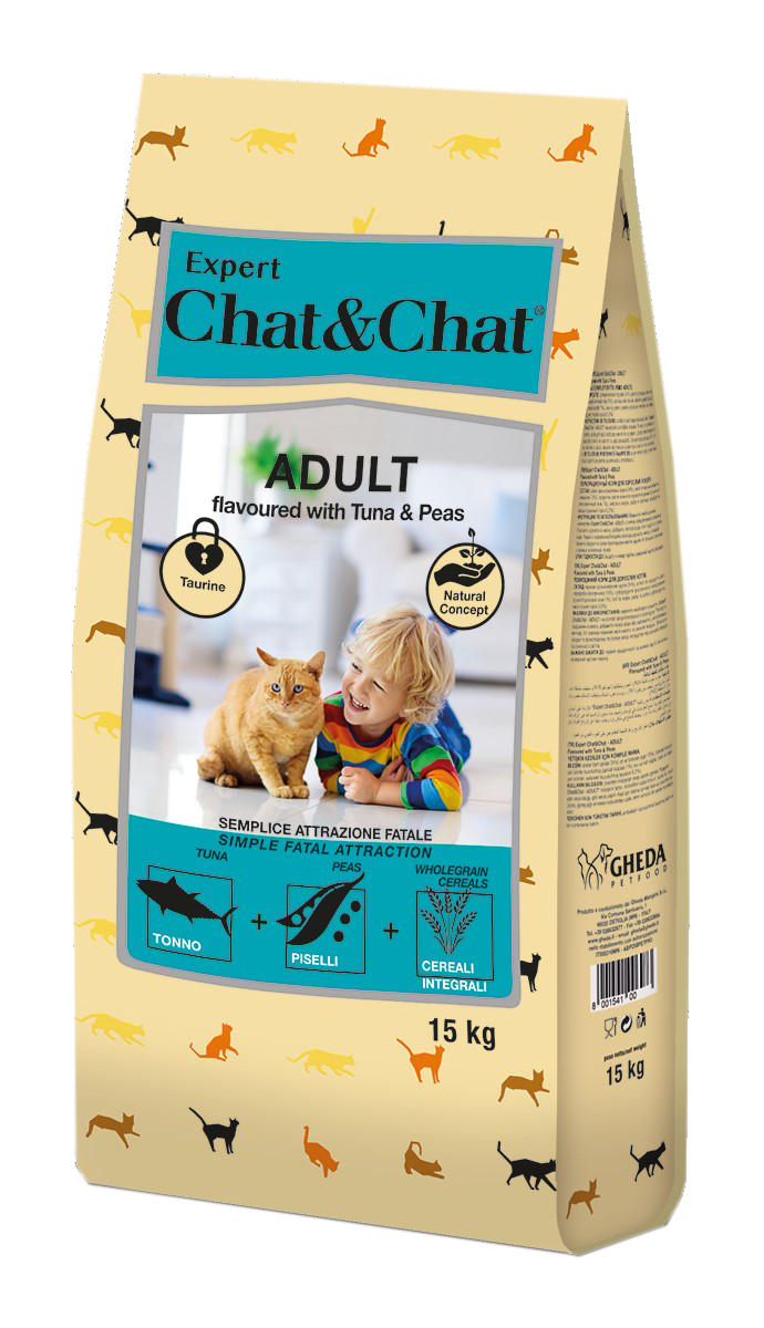 Chat&Chat Expert Adult with Tuna & Peas       