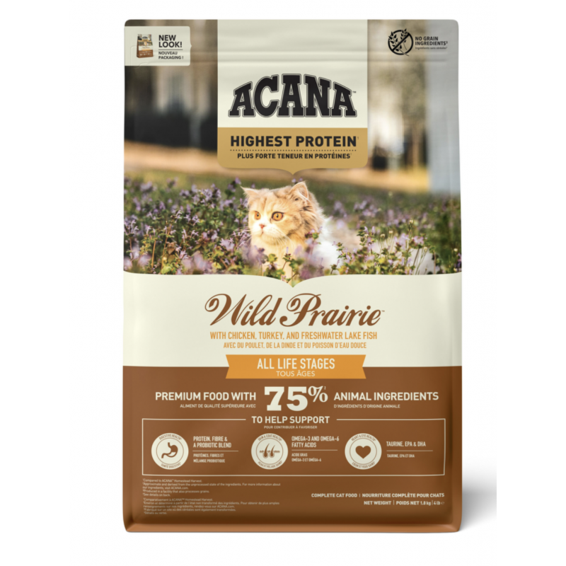 ACANA WILD PRAIRIE Cat&Kitten ����������� ���� ��� ����� ���� ��������� � �����, �� ������ ���������, ��������, ������� � �������� �������