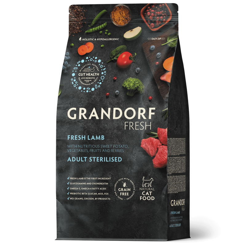 Grandorf Fresh Cat Sterilised Lamb Sweet Potato - ����������� ����� ���� ��� ��������������� ��� ������� �����, � �������� � �������