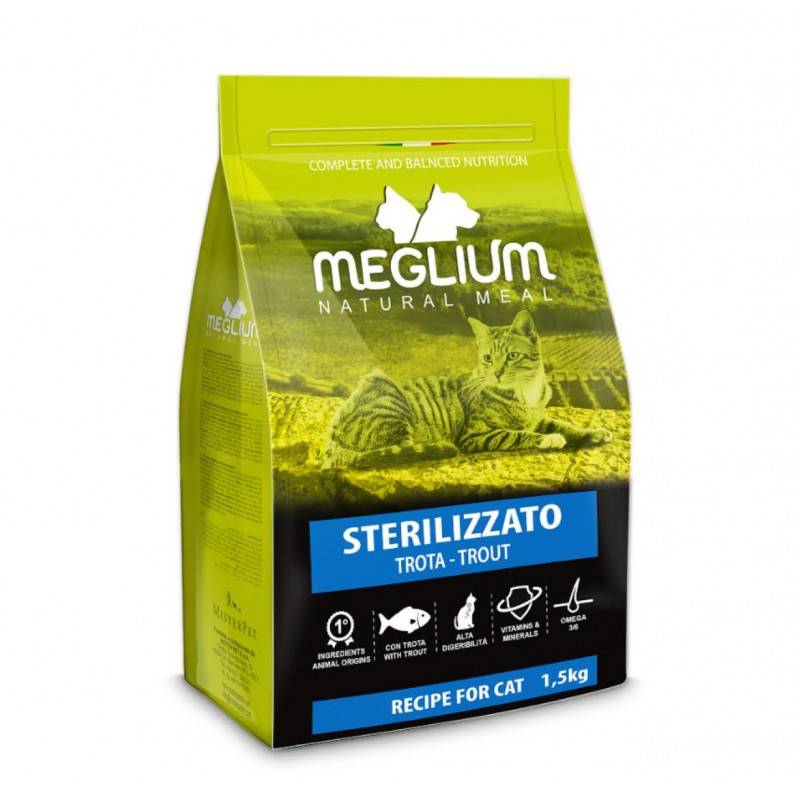 Meglium Cat Adult Neutered Trout - ����� ���� ��� �������� ��������������� �����, � �������