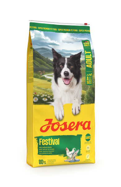 Josera Festival  ��� �������� ����� ���� ����� ������������� � ���, ���������� ��������� �� ������ ���� �������� �����, ���� � ������ 6%, � ���������� ������