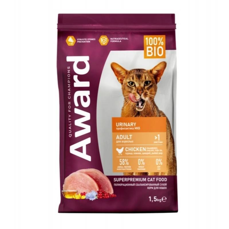 Award Cat Urinary Chicken - ����� ���� ��� �������� �����, ��� ������������ ������������ �������, � �������, � ����������� ������, ������� � ������� ����