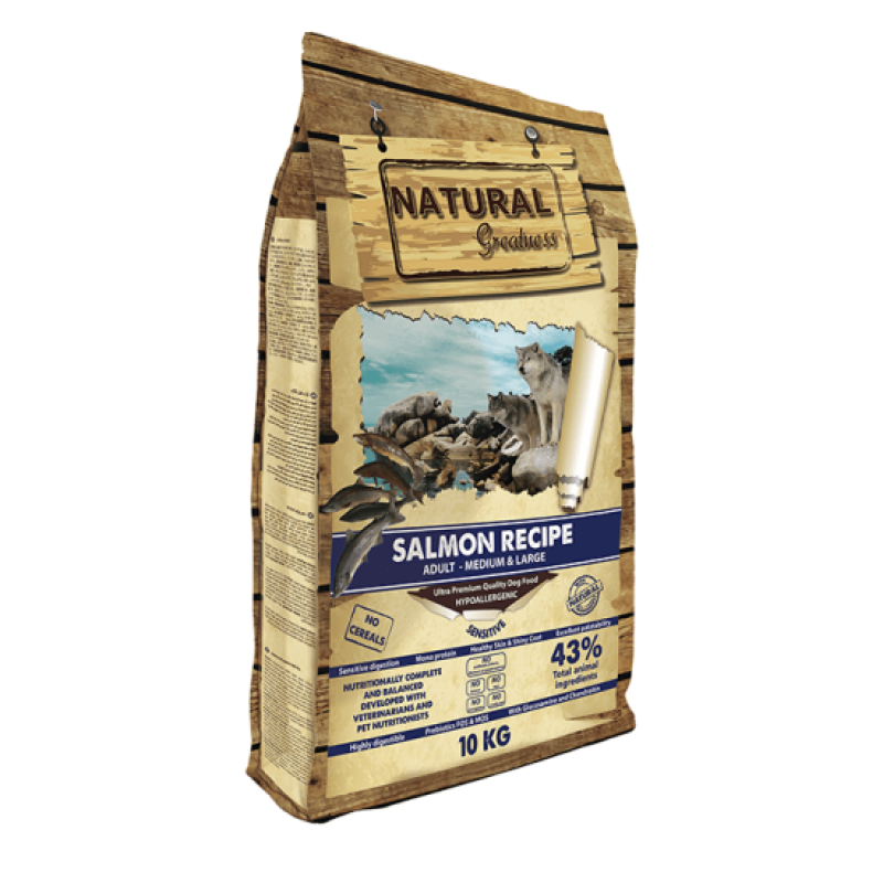 Natural Greatness Dog Sensitive Salmon - ����� ���� ��� �������� ����� � �������������� ������������, � �������