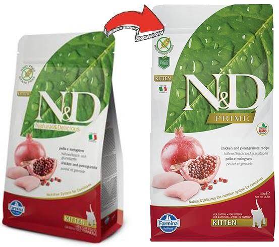 Farmina N&D GF Prime Kitten Chicken & Pomegranate / ��� �����, ���������� � ����������� �����, �����������, ������, ������