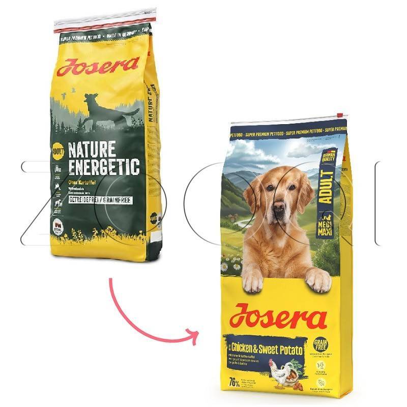 Josera Chicken & Sweet Potato ( ������� Nature Energetic (Adult 25/17) ����������� ���� ��� �������� ����� ���� ����� � ������� ��������� �� ����� (�������� ����� � ���������)