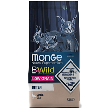 Monge Superpremium Cat Bwild Kitten Goose     ,  