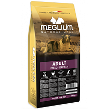 Meglium Dog Adult Chicken - ����� ���� ��� �������� ����� ���� �����, � ������� 