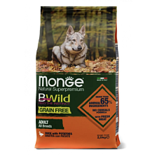 Monge Dog Grain free Adult All Breeds (����, ���������)