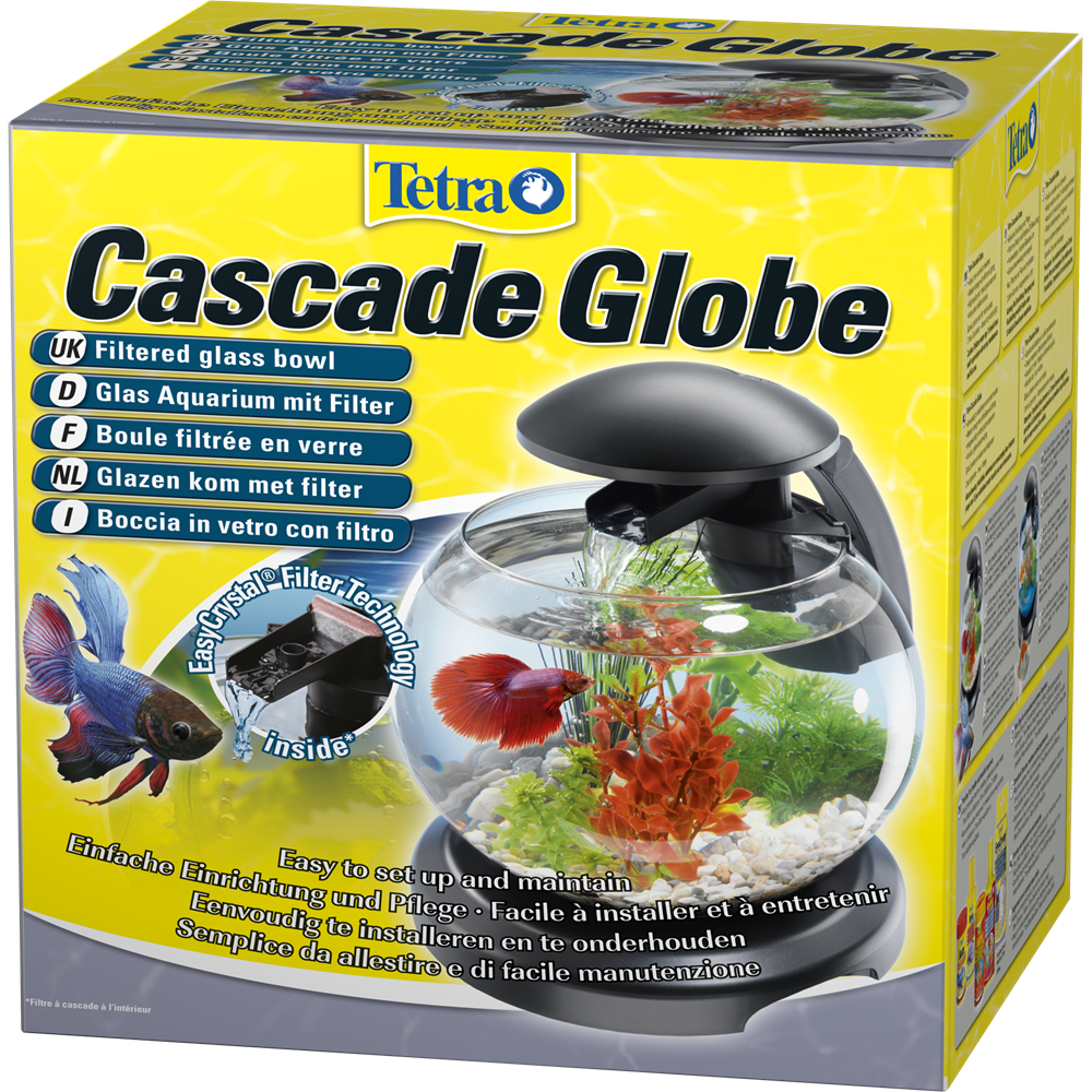  Tetra Cascade Globe Glas Aquarium, 6,8.
