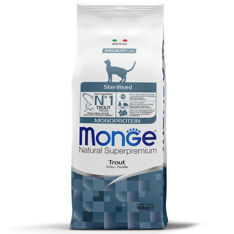 Monge Cat Monoprotein Sterilized Trout ��������������� ���� ��� ��������������� �����, � �������