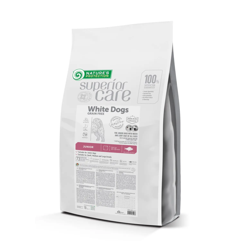 Nature�s Protection Superior Care White Dogs Junior - ����������� ���� ��� ������ � ������� � ����� �������, � ����� �����