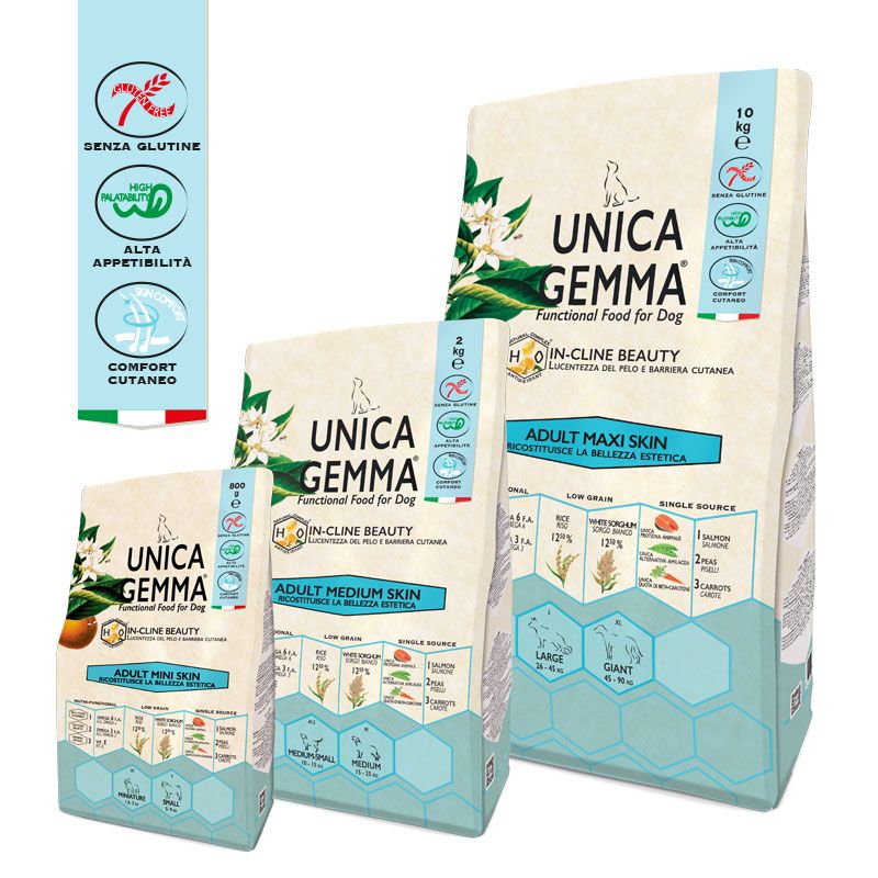 Unica natura корм для собак. Unica Gemma Adult Mini Skin (лосось и горох), 800 гр. Уника корм. Уника корм для собак.