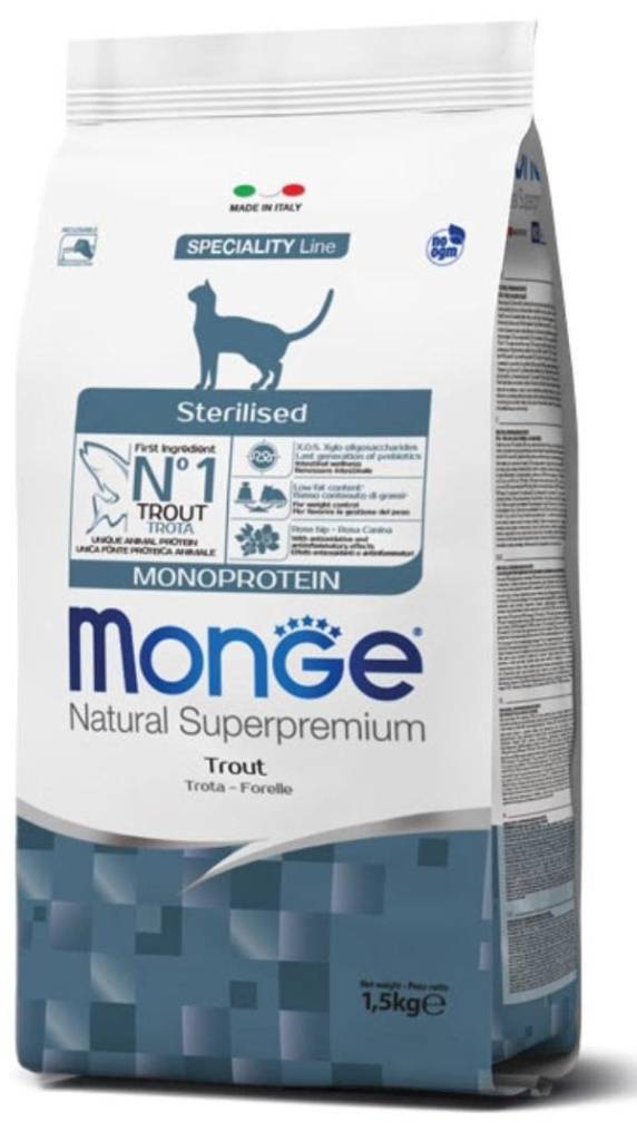 Monge Cat Monoprotein Sterilized Trout ��������������� ���� ��� ��������������� �����, � �������