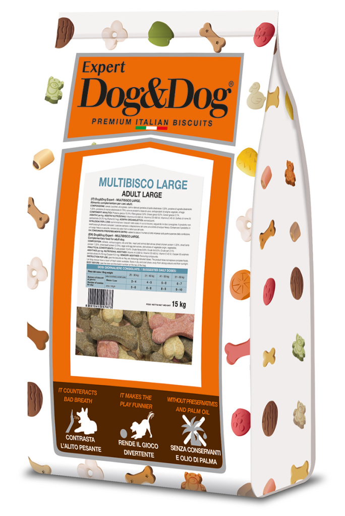 Печенье Dog&Dog Expert Ossobisco Large для взрослых собак крупных пород