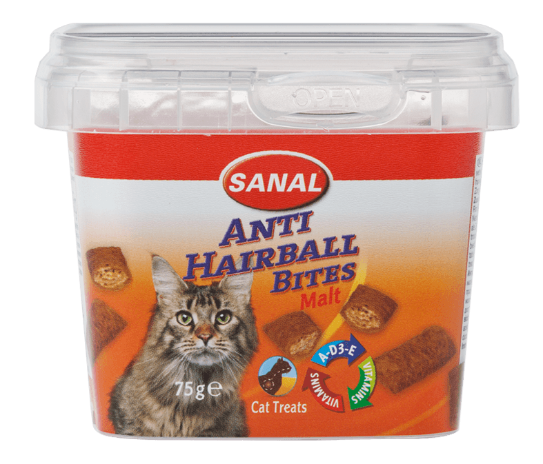  Anti Hairball Malt Bites   , Sanal 75 