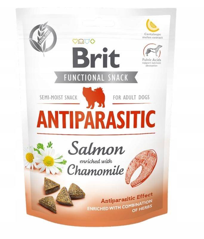 Brit Care Dog Functional Snack Antiparasitic с лососем (Борьба с паразитами) 