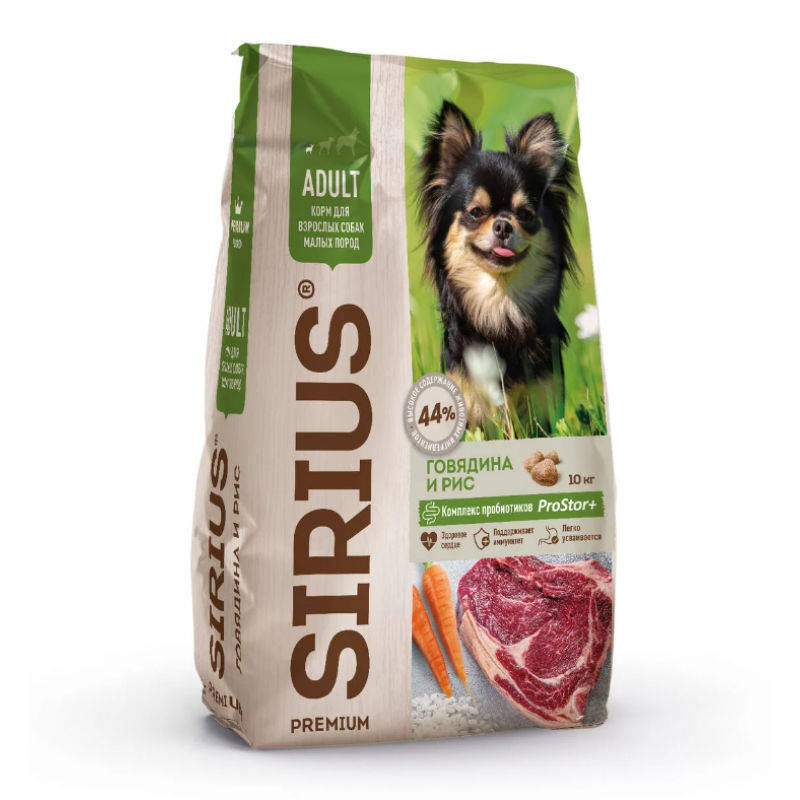 SIRIUS Adult Mini Beef & Rice - ����� ���� ��� �������� ����� ������ �����, � ��������� � �����