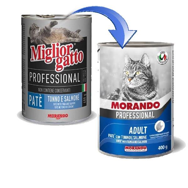Morando Professional Tuna and Salmon Pate cat