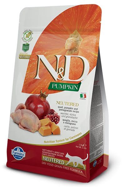 Farmina N&D Cat Neutered Pumpkin Quail & Pomegranate