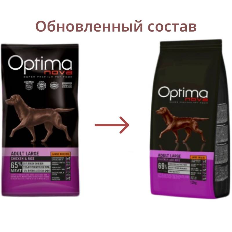 Optima Nova Adult Large Chicken&Rice / ��� �������� ����� ������� �����, ������ � ���