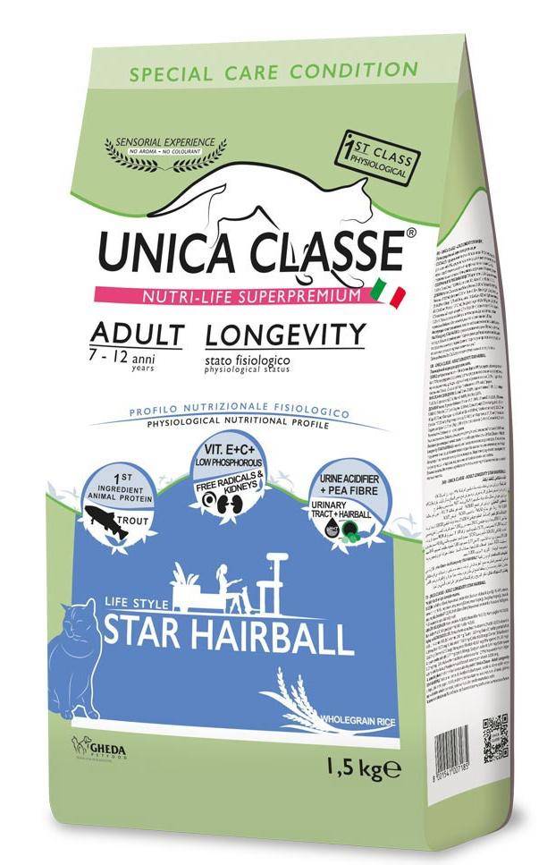 Unica Classe Adult Longevity Star Hairball ()