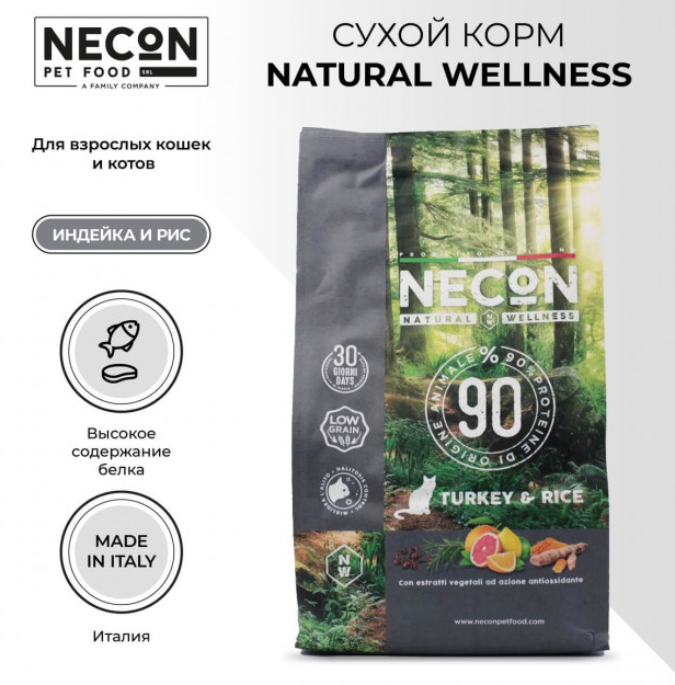 Necon Natural Wellness (Индейка и Рис)