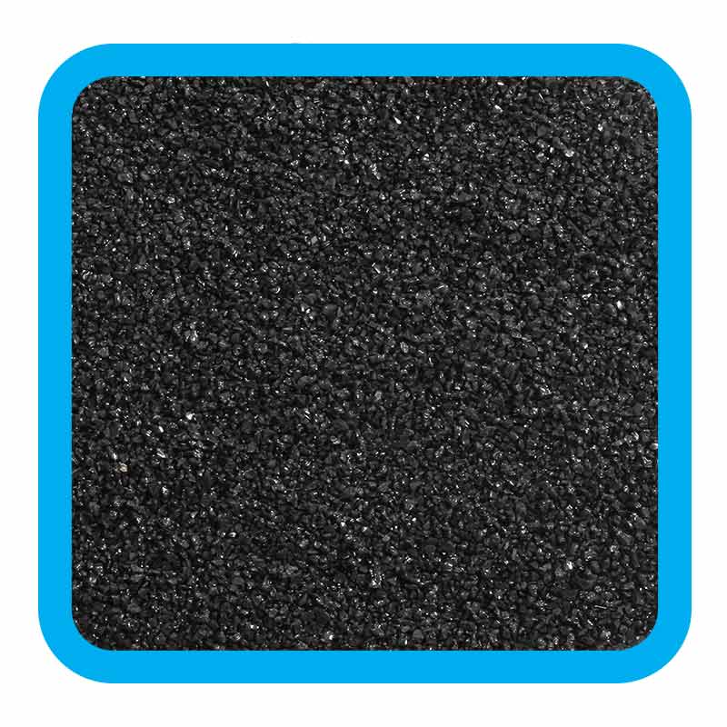  LAGUNA Грунт 20201A песок черный, 2 кг, 1-2 мм