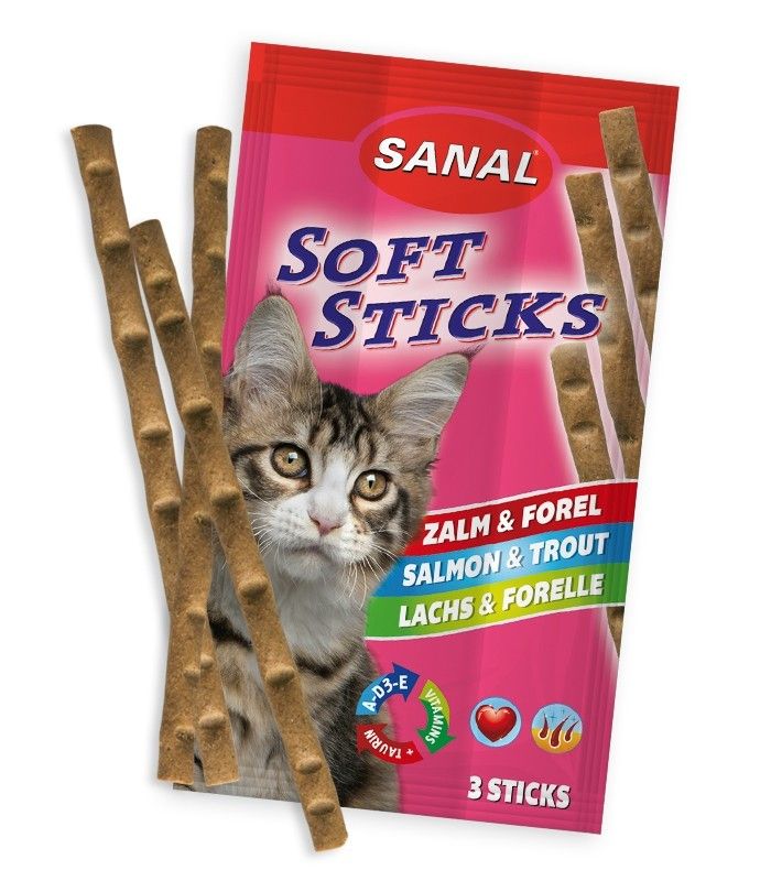  Soft Sticks Salmon & Trout    , Sanal 3 