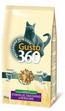 Gusto 360 Корм для кошек (кролик/индейка/овощи)