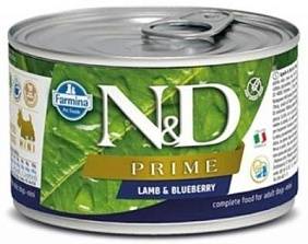 Консервы Farmina N&D Prime Dog Adult Mini Lamb & Blueberry