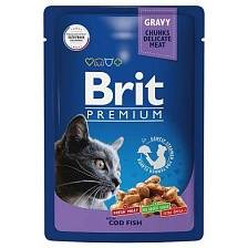 Brit Premium Cat Pouches with Cod Fish