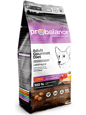 ProBalance Gourmet diet Adult Корм сухой для взрослых собак с говядиной и ягненком