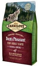 Carnilove Duck&Pheasant for Adult Cats Hairball Control 