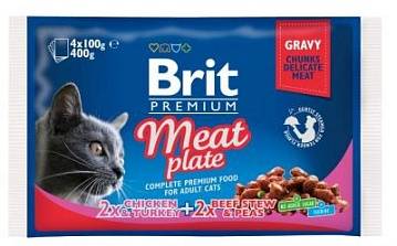 Brit Premium Cat Meat Plate 4х100 гр