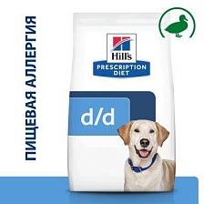 Hill's Prescription Diet d/d Food Sensitivities для собак (утка, рис)