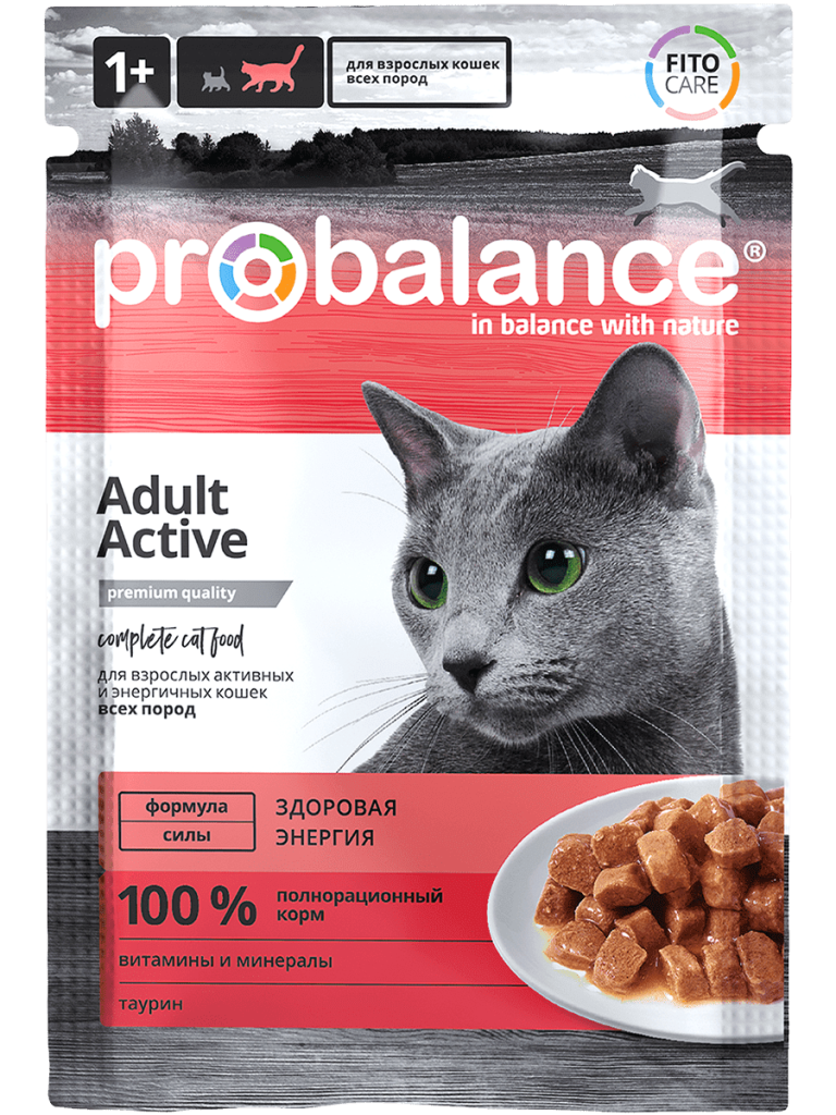 ProBalance Active корм для активных кошек