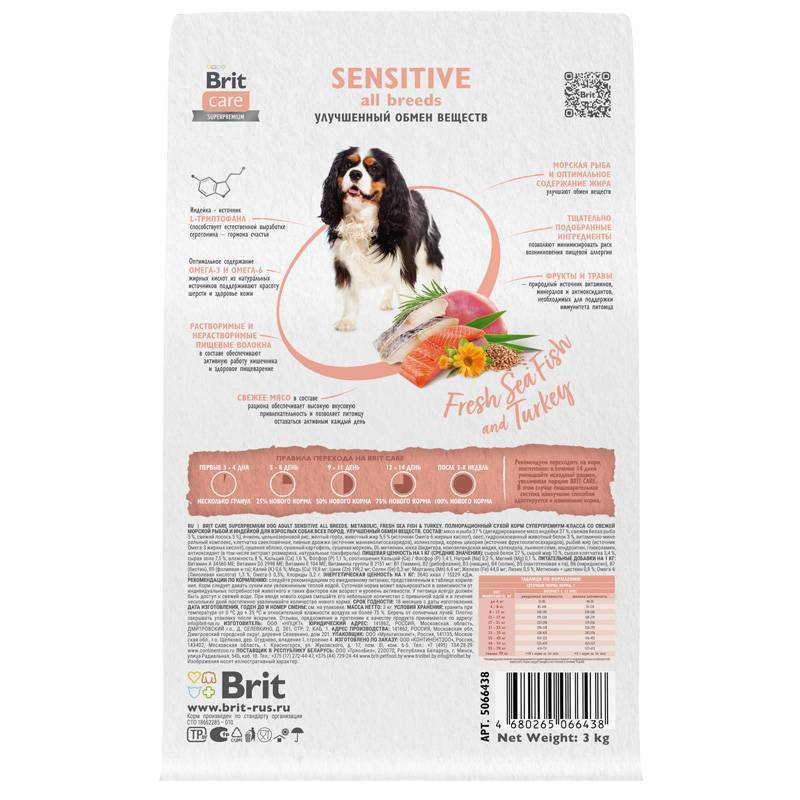 Brit Dog Adult Sensitive Metabolic