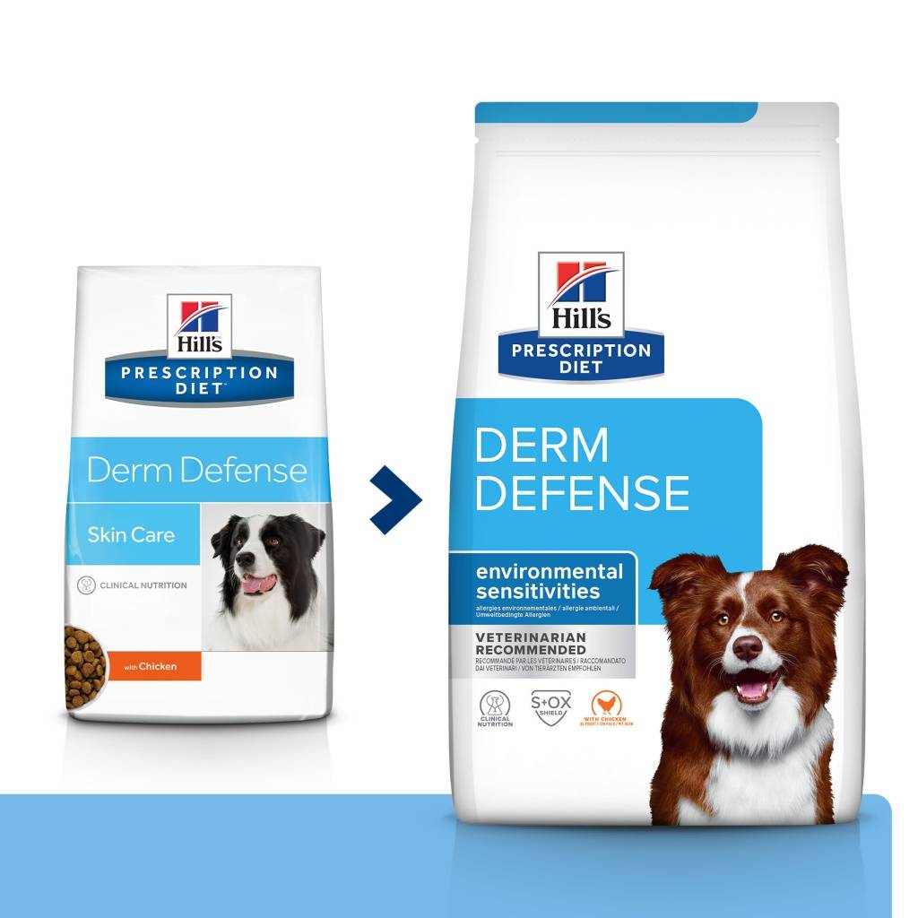 Hill's Prescription Diet Derm Defense Skin Care  для собак (курица)