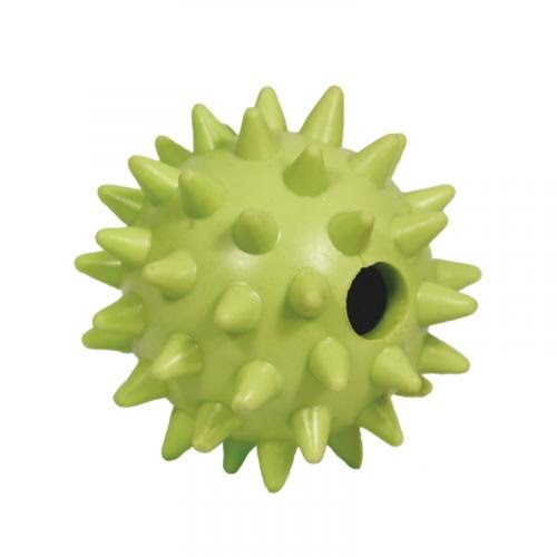 Игрушка для собак из ц/литой резины "Мяч игольчатый", d65мм