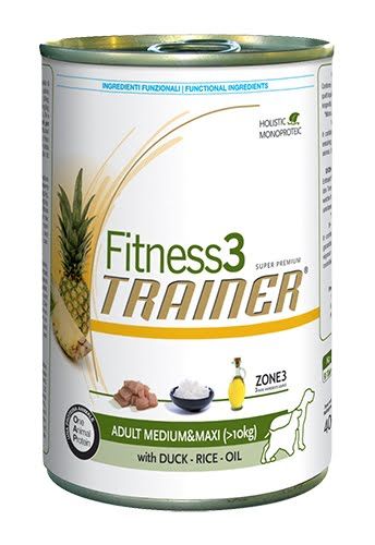 Trainer Fitness Adult Medium/Maxi (Утка, рис), 400 г