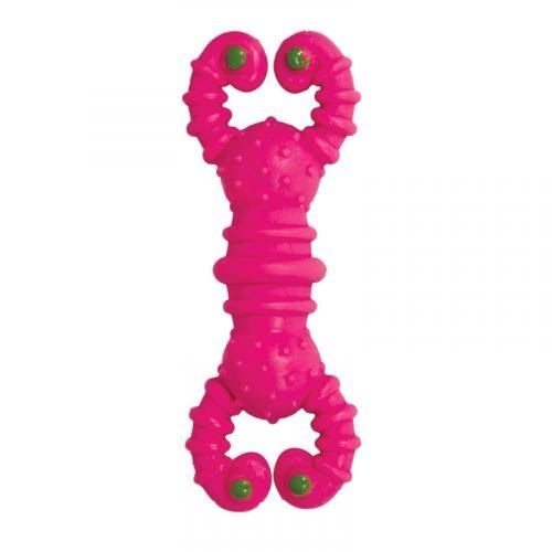 Игрушка для собак из ц/литой резины "Гантель-скорпион", 125мм