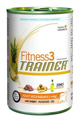 Trainer Fitness Adult Medium/Maxi (Кролик, картофель), 400 г