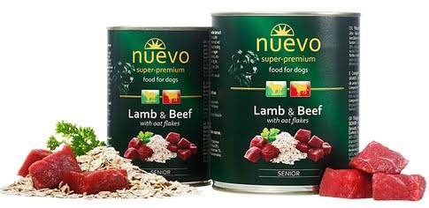 Nuevo Lamb & Beef with oat flakes Senior dog