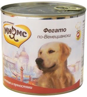 Мнямс консервы для собак Фегато по-Венециански