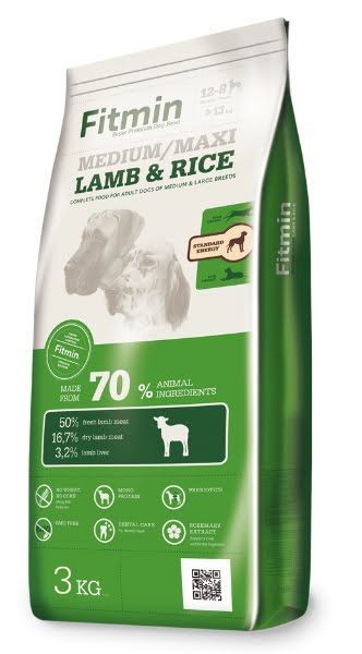 Корм Fitmin Dog Medium Maxi Lamb&Rice